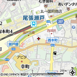 愛知県瀬戸市西蔵所町29周辺の地図