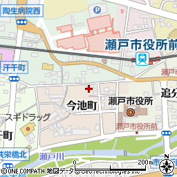 愛知県瀬戸市今池町8周辺の地図