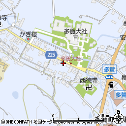 滋賀県犬上郡多賀町多賀606周辺の地図