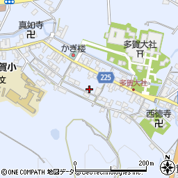 滋賀県犬上郡多賀町多賀587周辺の地図