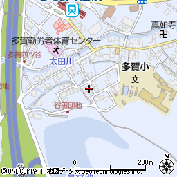 滋賀県犬上郡多賀町多賀722-21周辺の地図