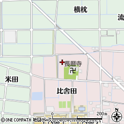 愛知県稲沢市福島町大門周辺の地図