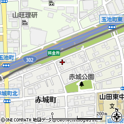 愛知県名古屋市西区赤城町158周辺の地図