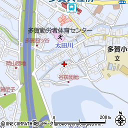 滋賀県犬上郡多賀町多賀722-13周辺の地図