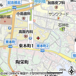 愛知県瀬戸市南仲之切町94周辺の地図