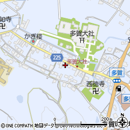 滋賀県犬上郡多賀町多賀596周辺の地図