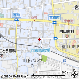 日本共産党富士宮後援会　事務所周辺の地図