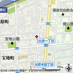 愛知県名古屋市西区宝地町281-2周辺の地図