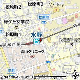 愛知県瀬戸市效範町2丁目101周辺の地図