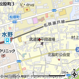 愛知県瀬戸市北脇町57周辺の地図