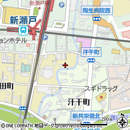愛知県瀬戸市孫田町43周辺の地図