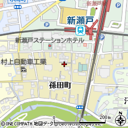 愛知県瀬戸市孫田町5周辺の地図