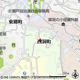 愛知県瀬戸市西洞町45周辺の地図