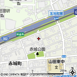 愛知県名古屋市西区赤城町172周辺の地図