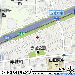愛知県名古屋市西区赤城町171周辺の地図