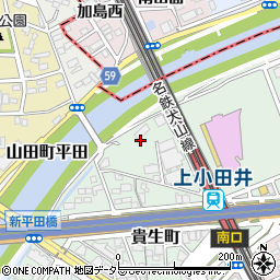 愛知県名古屋市西区貴生町周辺の地図