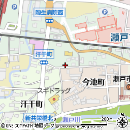 愛知県瀬戸市西追分町113周辺の地図