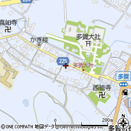 滋賀県犬上郡多賀町多賀594周辺の地図