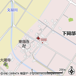 滋賀県彦根市下岡部町382周辺の地図