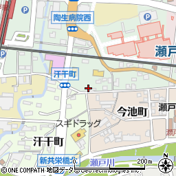 愛知県瀬戸市西追分町114-3周辺の地図