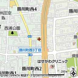 トヨタカローラ名古屋株式会社　勝川店周辺の地図
