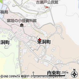 愛知県瀬戸市東洞町58周辺の地図
