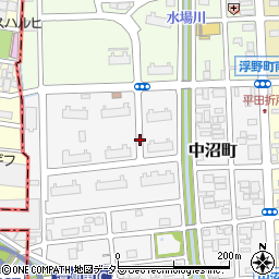 愛知県名古屋市西区中沼町周辺の地図