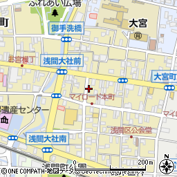 岩市富士宮本店周辺の地図