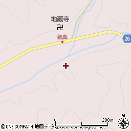 京都府船井郡京丹波町猪鼻周辺の地図