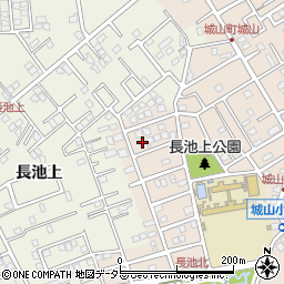愛知県尾張旭市城山町城山周辺の地図
