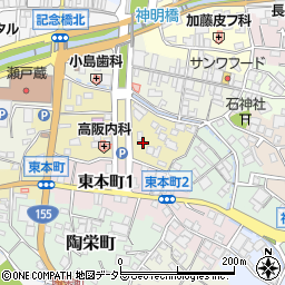 愛知県瀬戸市南仲之切町96周辺の地図