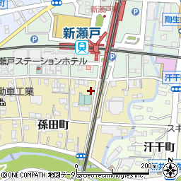 湯浅化成株式会社　瀬戸営業所周辺の地図