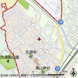 〒522-0241 滋賀県犬上郡甲良町呉竹の地図
