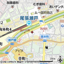 愛知県瀬戸市西蔵所町11周辺の地図
