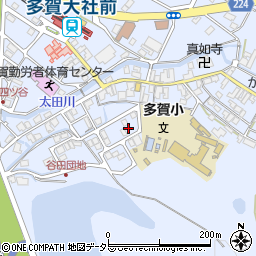 滋賀県犬上郡多賀町多賀722-43周辺の地図
