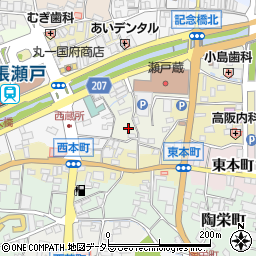 愛知県瀬戸市蔵所町85周辺の地図