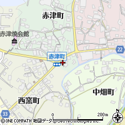 愛知県瀬戸市赤津町1周辺の地図