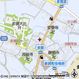 滋賀県犬上郡多賀町多賀521周辺の地図