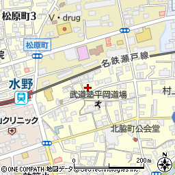 愛知県瀬戸市北脇町21周辺の地図