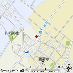 滋賀県彦根市上西川町394-2周辺の地図