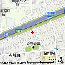 愛知県名古屋市西区赤城町170周辺の地図