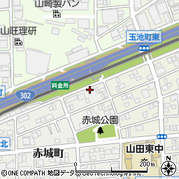 愛知県名古屋市西区赤城町166周辺の地図