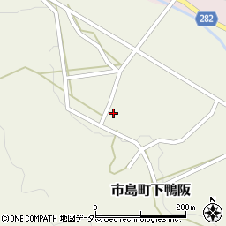 兵庫県丹波市市島町下鴨阪249周辺の地図