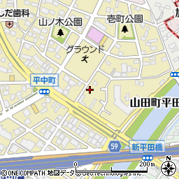 つばめ自動車平田営業所周辺の地図