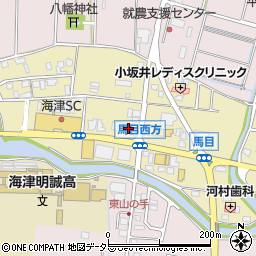 十六銀行高須支店周辺の地図