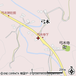 千葉県夷隅郡大多喜町弓木146周辺の地図