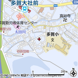 滋賀県犬上郡多賀町多賀722-35周辺の地図