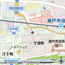 愛知県瀬戸市西追分町100周辺の地図