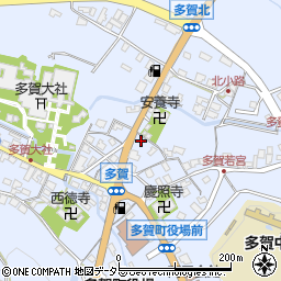 滋賀県犬上郡多賀町多賀500-1周辺の地図