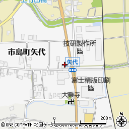 富士精版印刷市島寮周辺の地図
